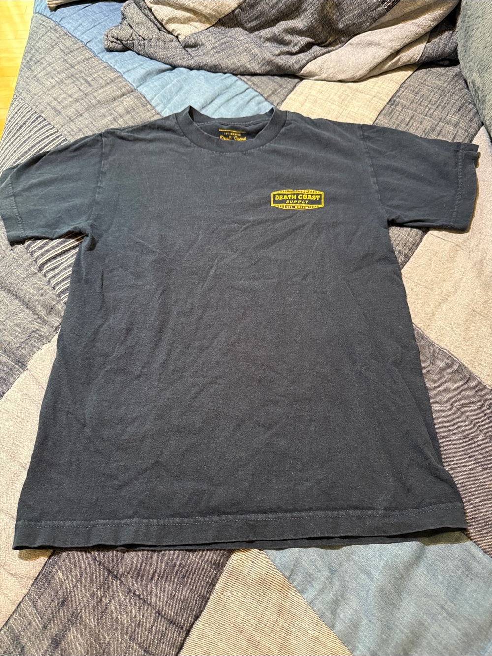Short-Sleeve Navy Logo Tee